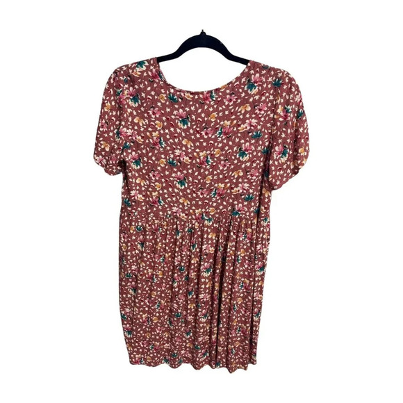 HAYDEN Girls Mauve Floral Print Babydoll Dress XL NWT - Picture 2 of 9